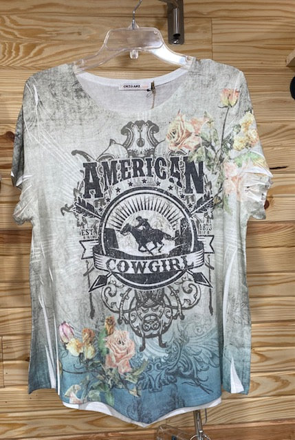 American Cowgirl Tee